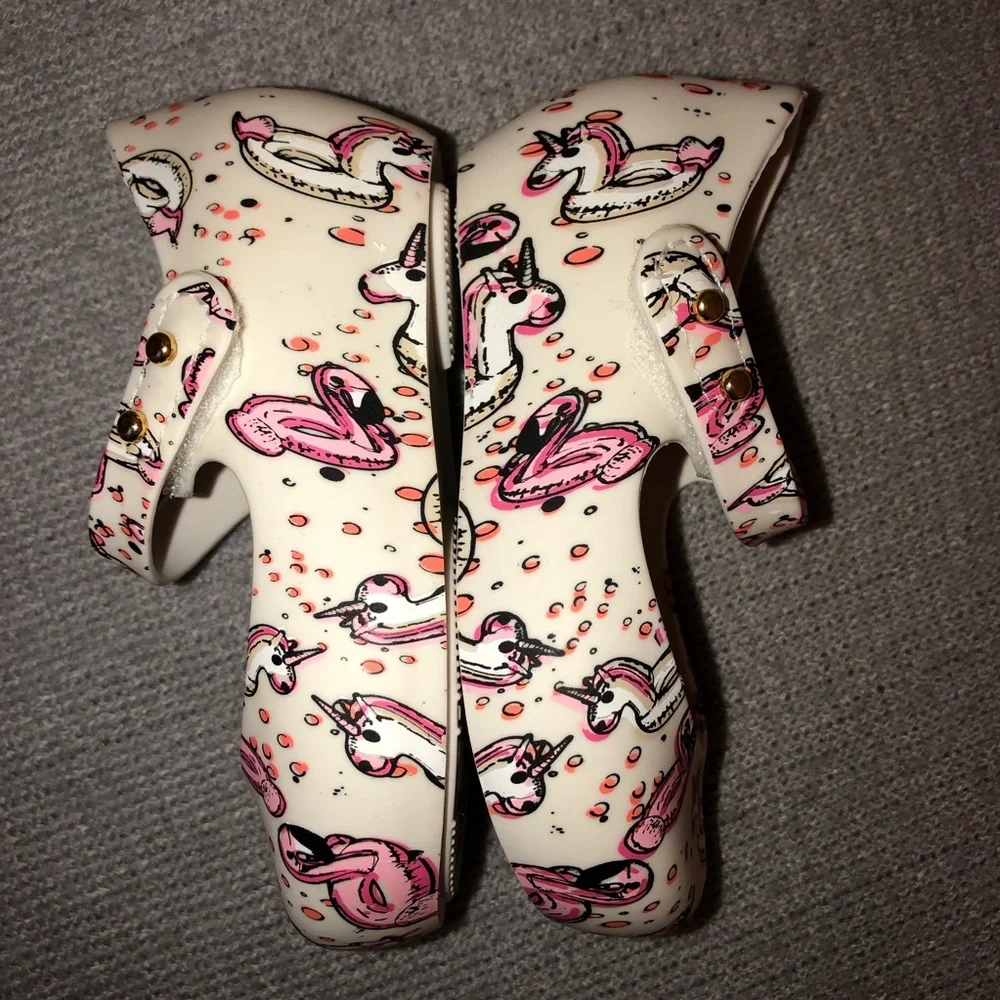 New Mini Melissa Flamingo Unicorn Float Mary Janes